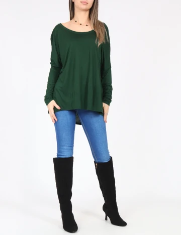 Bluza Oversize Zara, verde