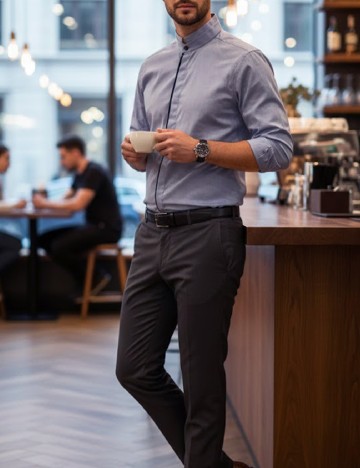 
						Camasa Zara, albastru