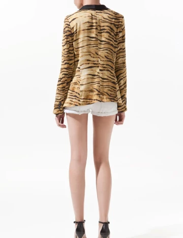 Blazer Zara, animal print
