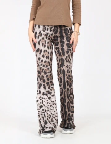 Pantaloni Samdan, animal print