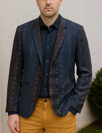 Sacou Zara, mix culori