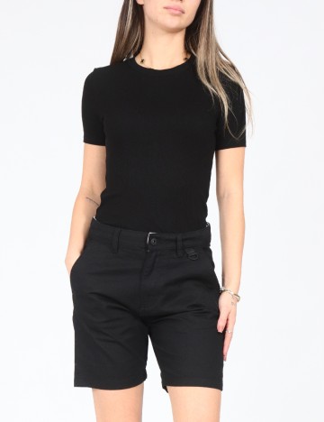 
						Pantaloni scurti Bershka, negru