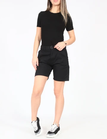 Pantaloni scurti Bershka, negru