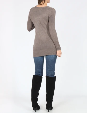 Cardigan Zara, maro deschis Maro