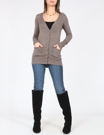 
						Cardigan Zara, maro deschis