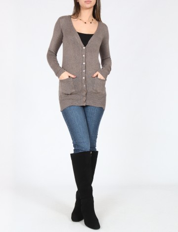 Cardigan Zara, maro deschis