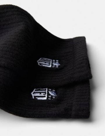 Sosete 2 perechi Zara, alb/negru