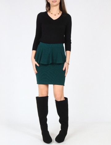 Fusta Bershka, verde