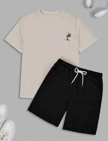 Compleu SHEIN, bej/negru