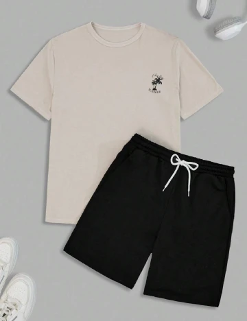 Compleu SHEIN, bej/negru