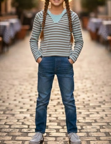 
						Hanorac Zara, albastru/maro