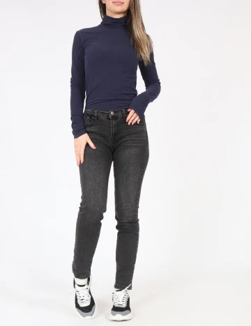 Blugi Pull&Bear, gri inchis