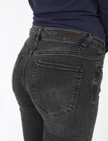 Blugi Pull&Bear, gri inchis