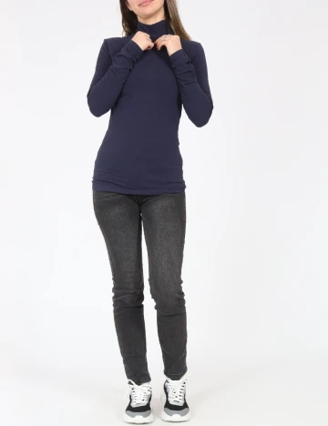 Bluza Bershka, bleumarin