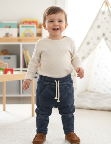 
						Pantaloni Zara, bleumarin