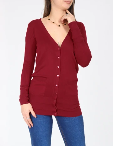 Cardigan Zara, rosu