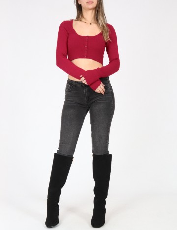 Bolero Bershka, rosu