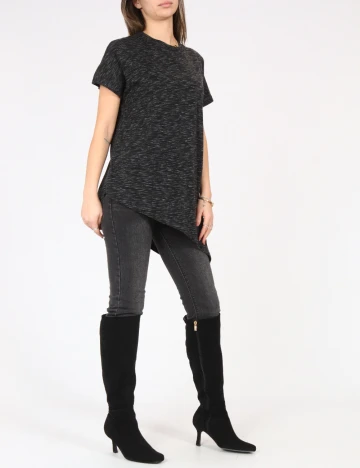 Bluza Oversize Pull&Bear, gri inchis