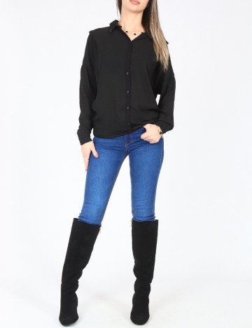 
						Camasa Bershka, negru