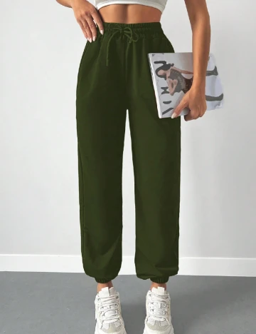 Pantaloni SHEIN, verde