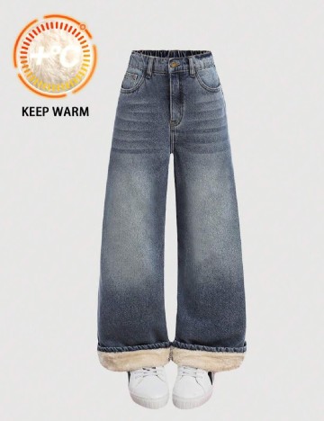 Blugi Shein Kids, albastru