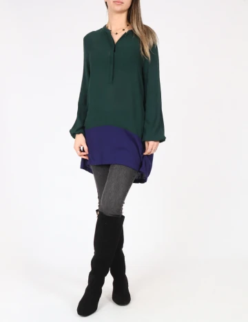 Camasa Zara, verde/albastru Verde