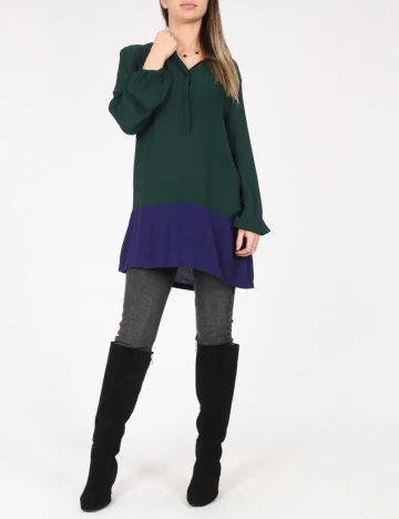 Camasa Zara, verde/albastru Verde