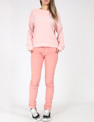 Pantaloni Zara, somon