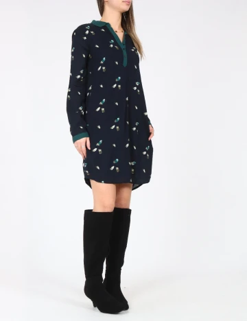 Rochie scurta Zara, bleumarin inchis Albastru