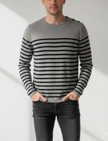 
						Bluza Zara, gri/bleumarin