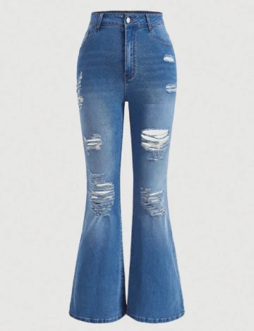 Blugi SHEIN CURVE, albastru