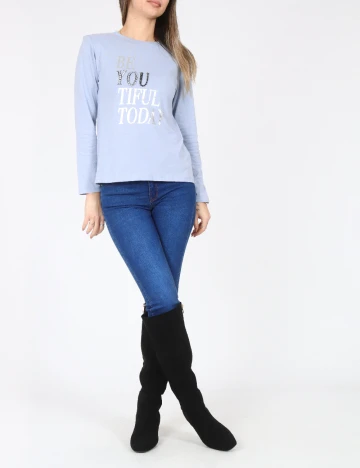 Bluza Zara, albastru