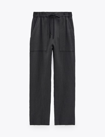Pantaloni Zara, gri, S
