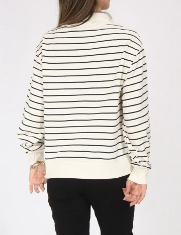 Bluza Zara, alb/negru