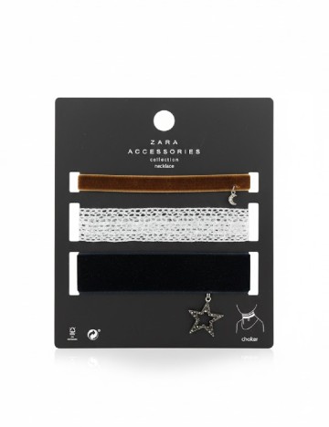 
						Set chockere 3 bucati Zara, mix culori