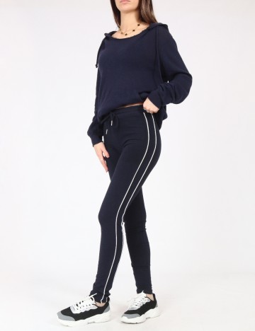Pantaloni Bershka, bleumarin