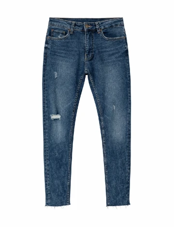 Blugi Bershka, albastru