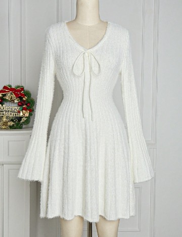 
						Rochie scurta SHEIN, alb