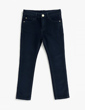 
						Pantaloni Zara, bleumarin