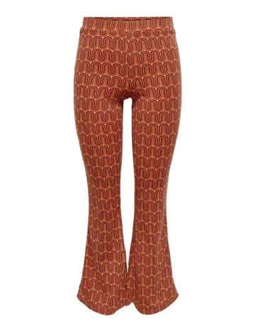 Pantaloni Only Carmakoma, portocaliu