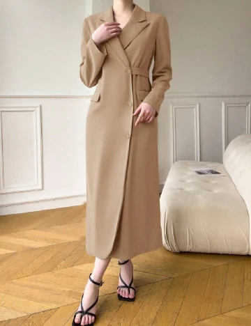 Rochie lunga SHEIN, maro Maro