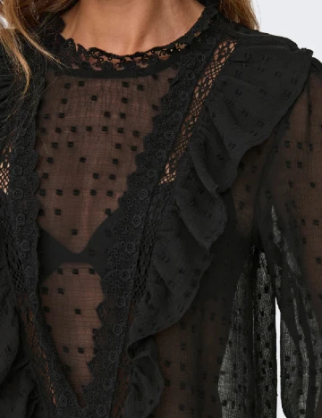 Bluza Only, negru Negru