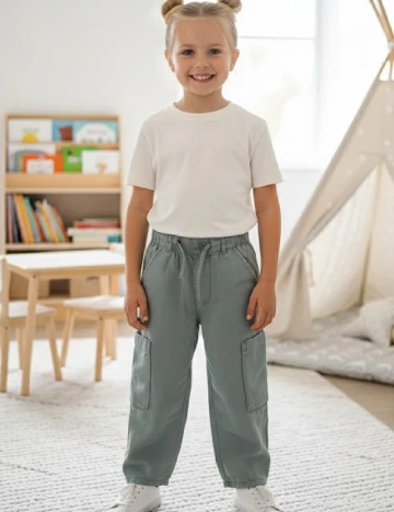 Pantaloni Zara, turcoaz