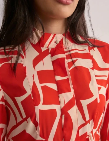 Rochie lunga Only, portocaliu/crem Portocaliu