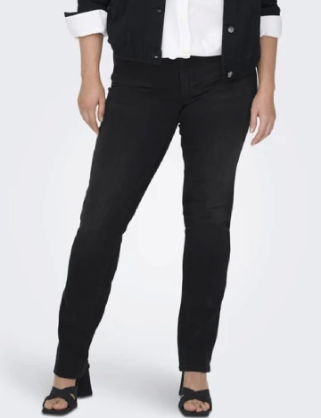 Blugi Only Carmakoma, negru