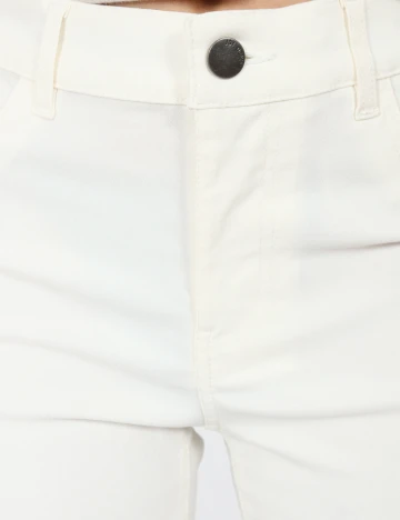 Pantaloni Jacqueline de Yong, alb