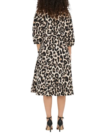 Rochie medie Only, animal print Animal print