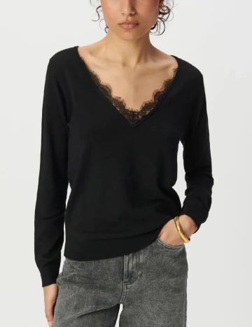 Bluza Only Carmakoma, negru