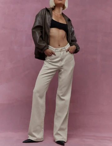 Pantaloni Missguided, bej