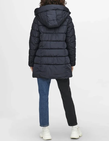 Geaca Only Carmakoma, bleumarin Albastru